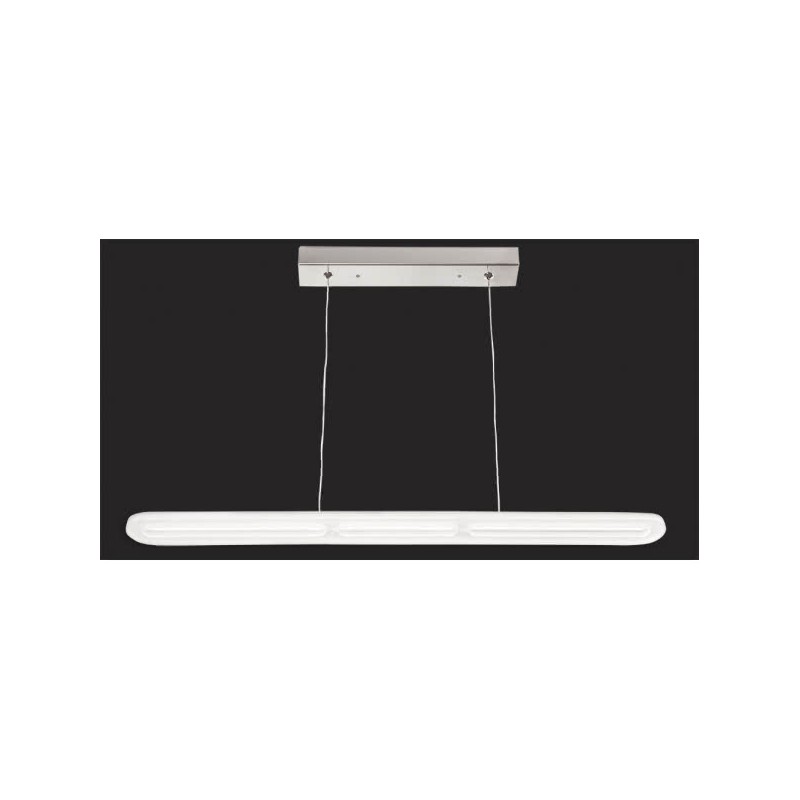 Colgante Coliseo blanco/cromo 36W LED 4000K Fabrilamp